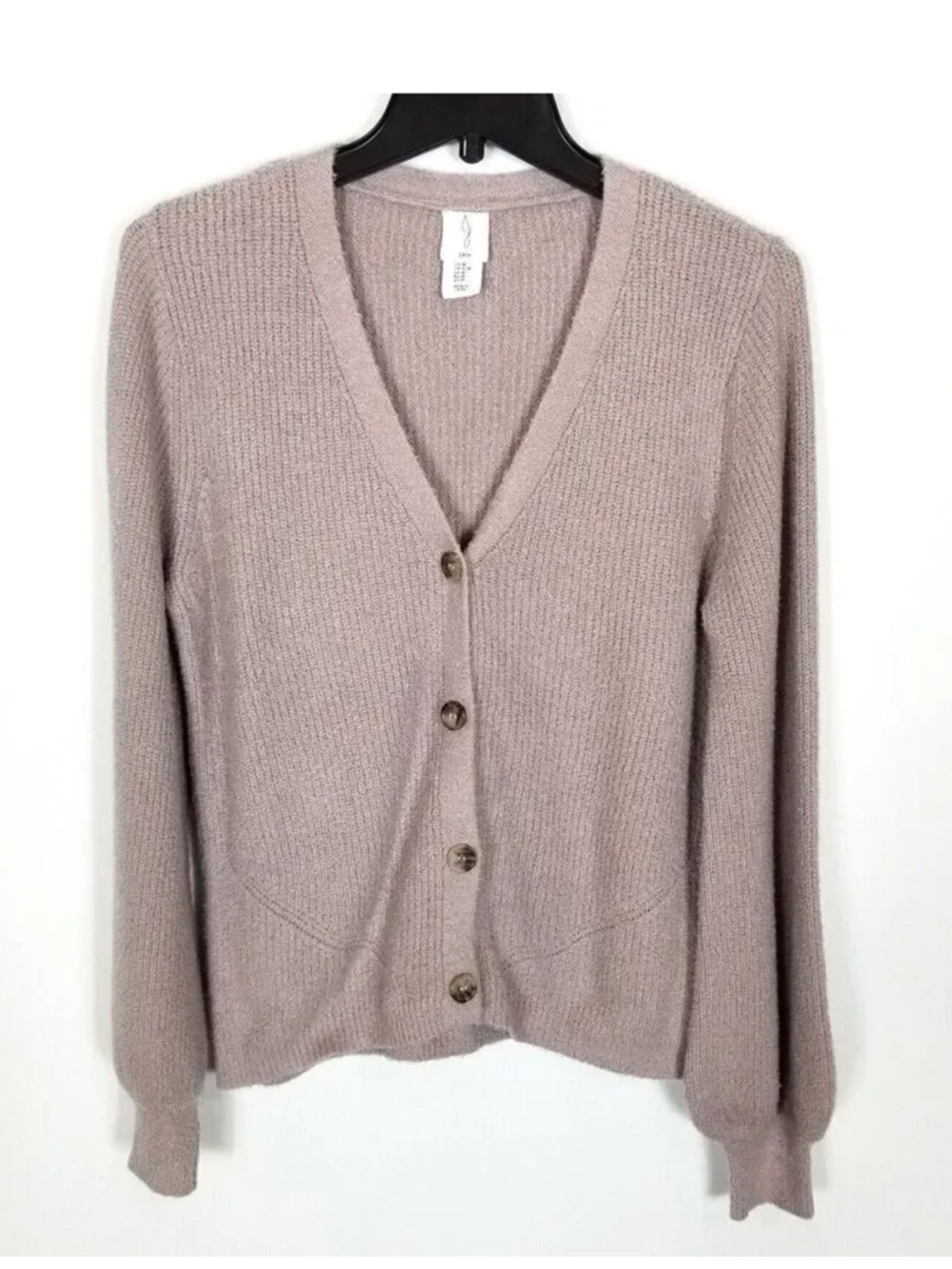 Joie Lavender Ribbed Cardigan